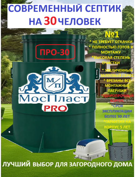 МосПласт ПРО‑30 на 30 ПОЛЬЗОВАТЕЛЕЙ