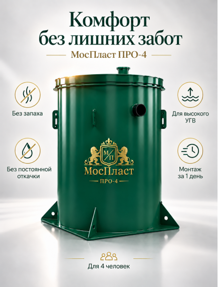 МосПласт ПРО‑4 на 4 ПОЛЬЗОВАТЕЛЯ МосПласт ПРО‑4 на 4 ПОЛЬЗОВАТЕЛЯ